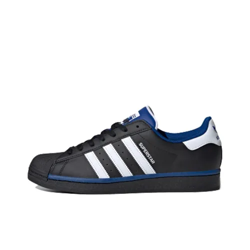 Adidas Superstar Core Black Collegiate Royal