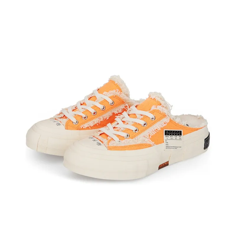 VESSEL G.O.P. Slip On Low Top Skateboard Shoes Unisex Fluorescent Orange-2