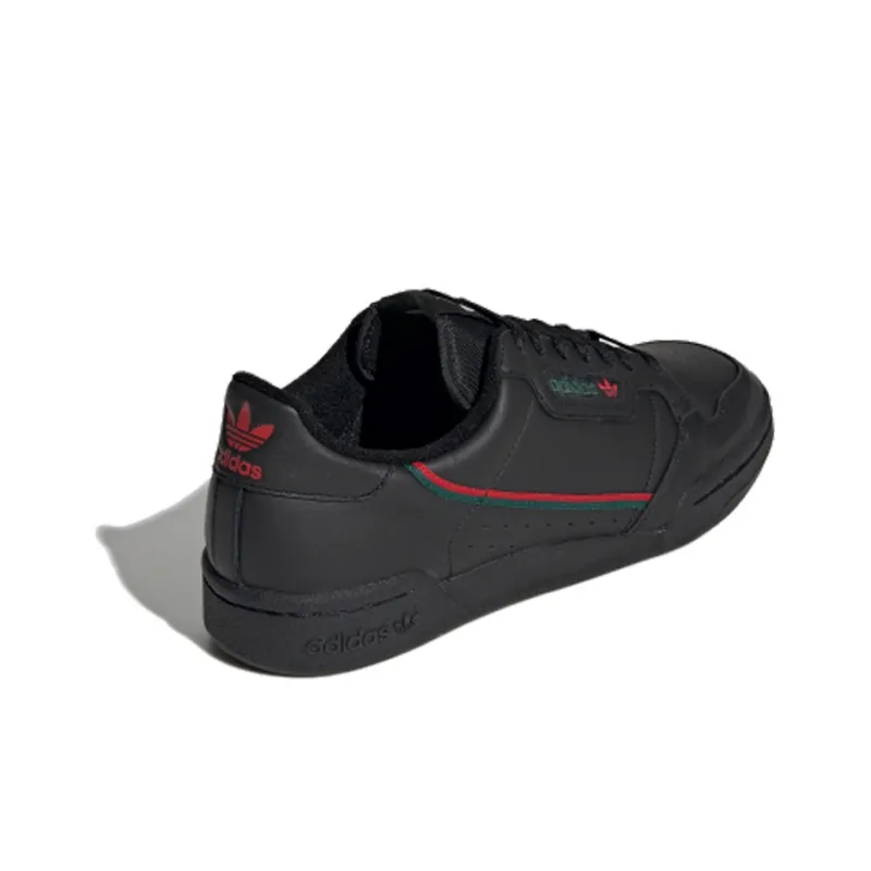 Adidas Continental 80 Black Scarlet Green-2