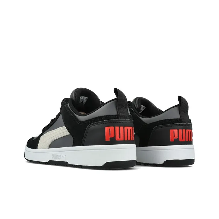 PUMA Rebound Layup Skateboard Shoes Men Low-Top Gray/Black-3