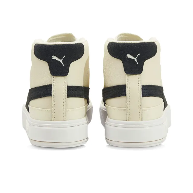 PUMA Cali Star Mid Ws Wear-resistant And Lightweight Mid-Top Skateboard Shoes Women's Cream-3
