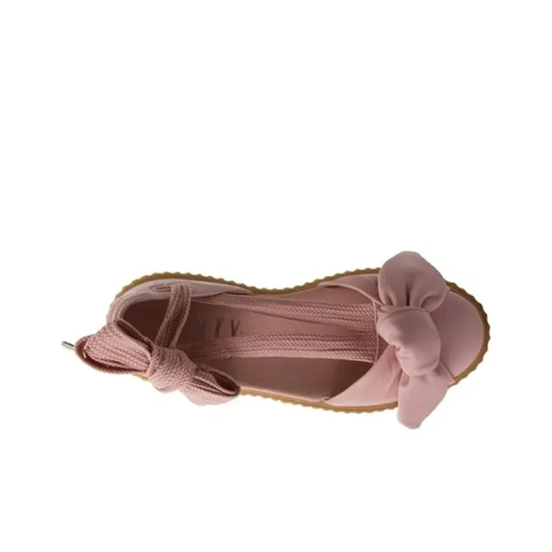 PUMA Bow Creeper Sandal Rihanna Fenty Silver Pink Women's-2