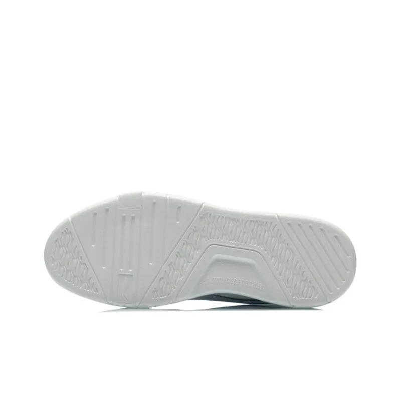 LiNing Wave Superwave LO Slip Resistant Breathable Lightweight Wear Resistant Skateboard Shoes Women's White Blue-3