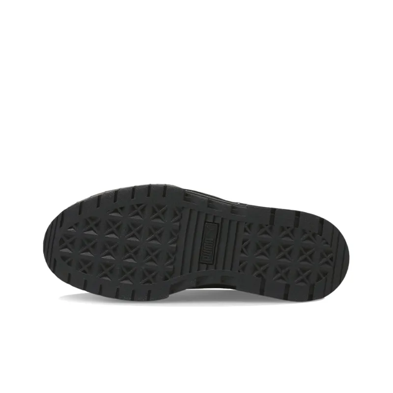 PUMA Mayze Anti-Slip And Wear-Resistant Lightweight Low-Top Skateboard Shoes Women's Black Gold-4