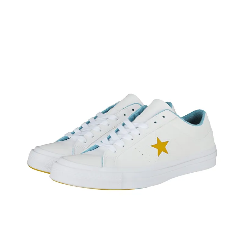 Converse One Star Ox 'White Mineral Yellow'-3