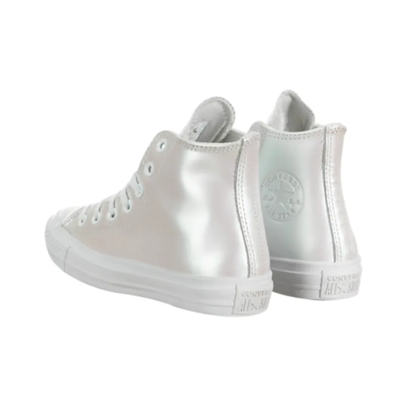 Converse Chuck Taylor All Star Iridescent Leather White Women's-3