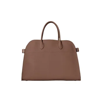 THE ROW Margau Grained Calfskin Tote Bag Shopping Bag Handbag Women's Taupe