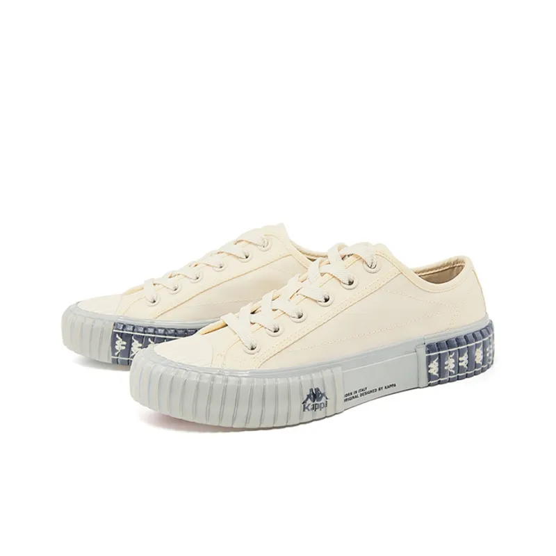 Kappa KOLUMN Low Top Skateboard Shoes Unisex Beige Yellow-2