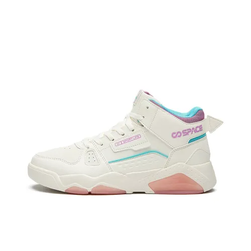 361° High-Top Skateboard Shoes Women's White Purple
