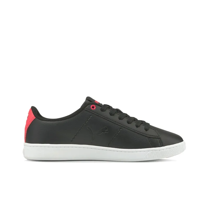 PUMA Vikky V2 Skateboard Shoes Women's Low-Top Black/Red/White-1
