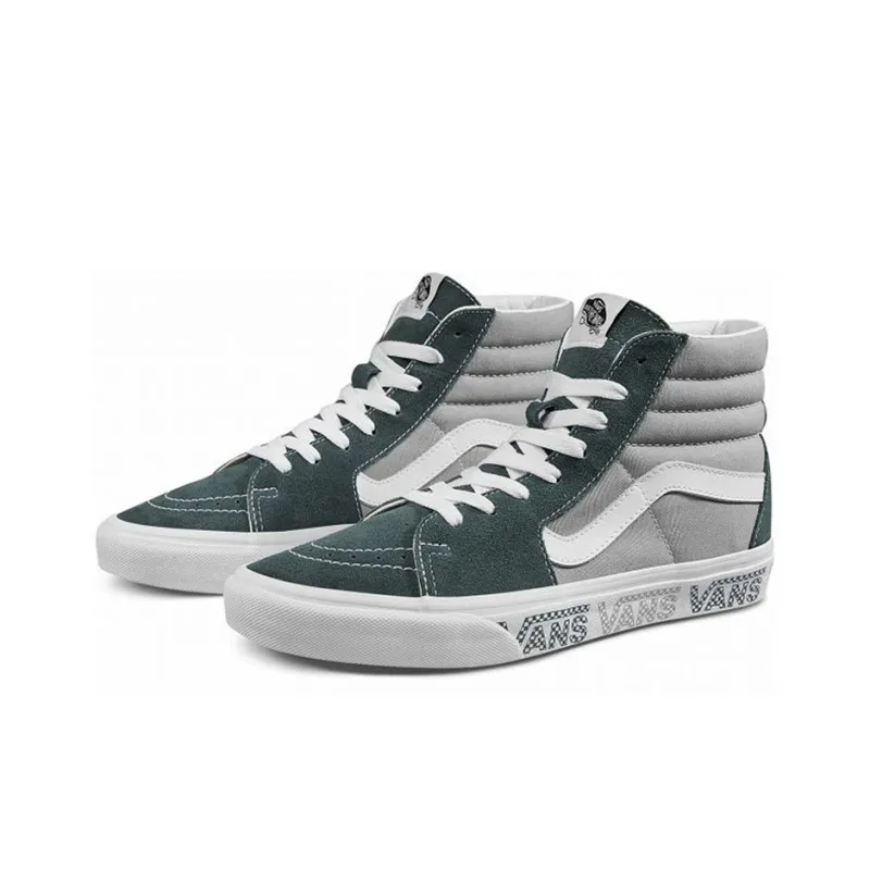 Vans Sk8 Hi Grey Green-1