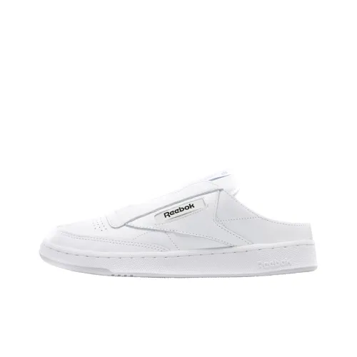 Reebok Club C Laceless Mule Beams White