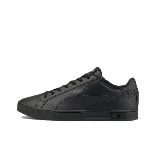 PUMA Smash Vulc Skateboard Shoes Unisex Low-Top Black