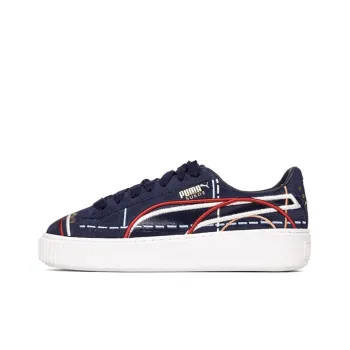 PUMA Suede Platform Courture 'Blue Red' Women's
