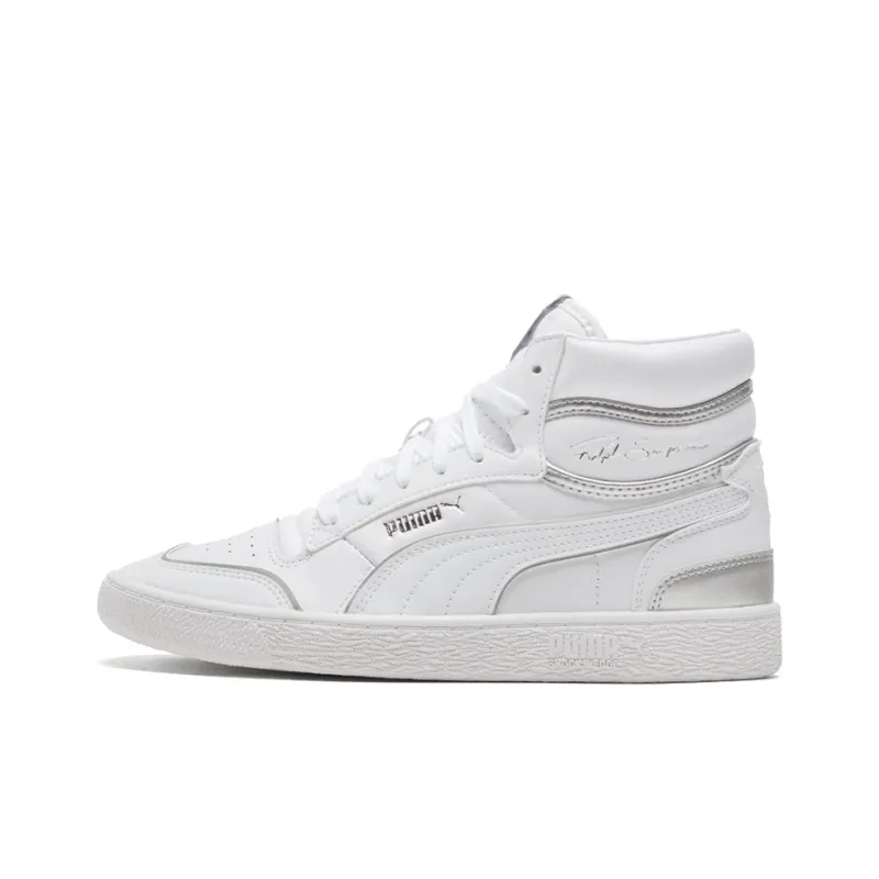 PUMA Ralph Sampson Mid Metal 'White Silver' Women's-0