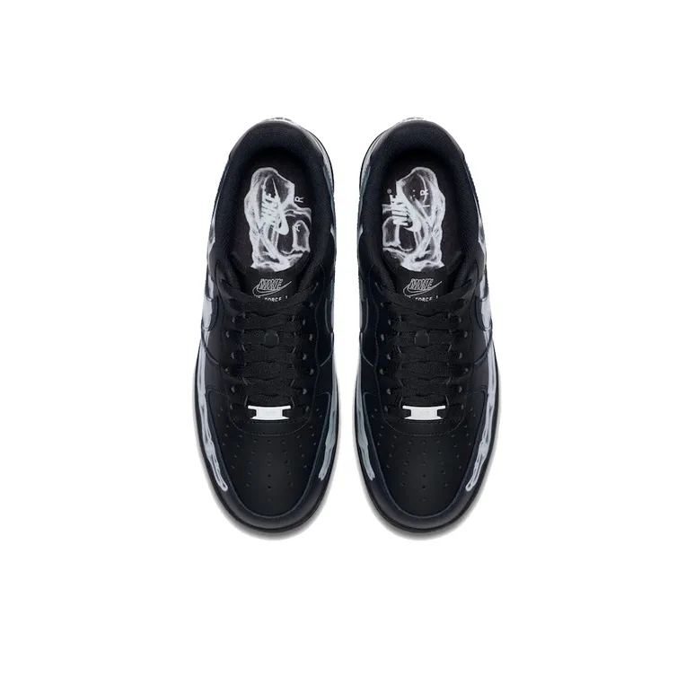 Nike Air Force 1 '07 Qs 'Black Skeleton'-3