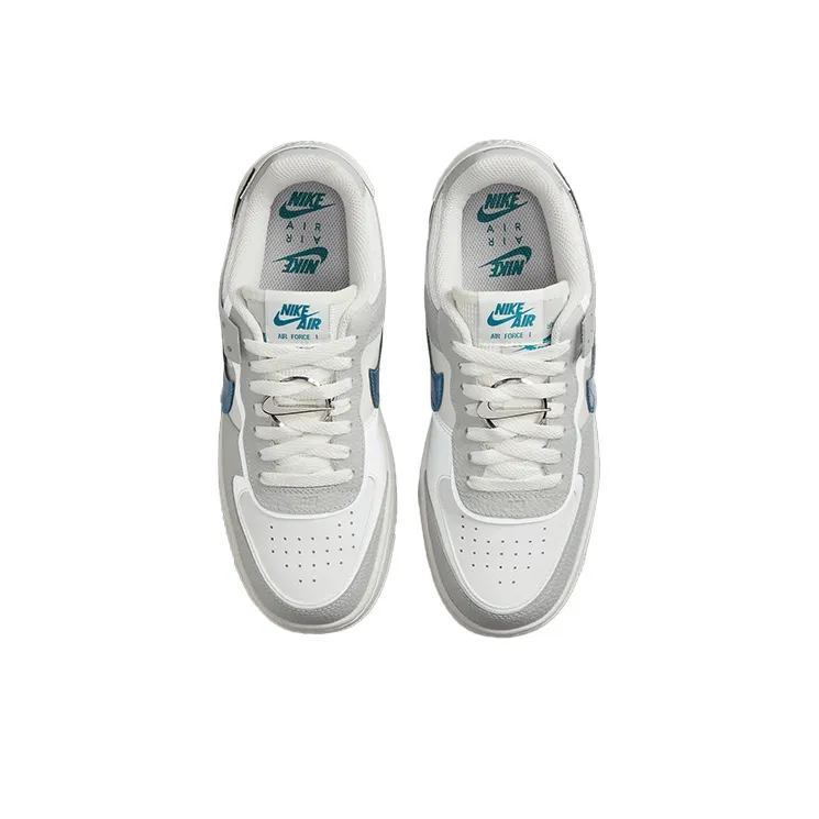 Nike Air Force 1 Low Shadow Grey Fog Bright Spruce Women's-3