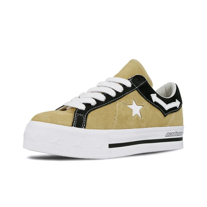 Converse One Star Platform Low MadeMe Brown Women's-2