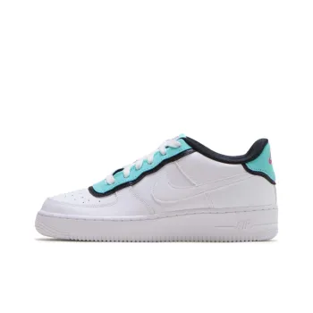 Nike Air Force 1 Low Double Layer Aqua Black GS