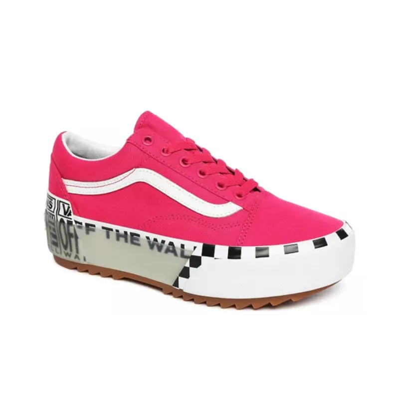 Vans Old Skool Stacked 'Logo Stack Cabaret' Women's-2