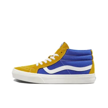 Vans SK8 Mid Yellow Blue Splicing Unisex 'Yellow Blue'