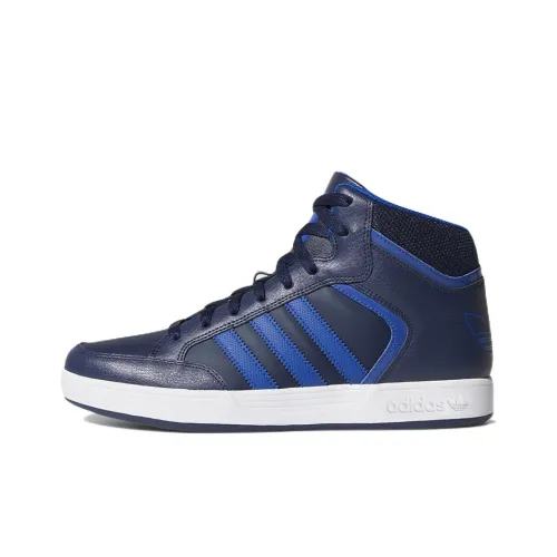 Adidas Originals Varial Mid Skateboard Shoes Men High-Top Blue