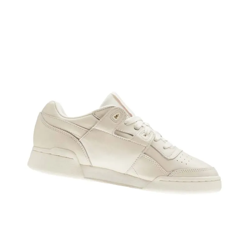 Reebok Workout Lo Plus White Practical Pink Women's-3