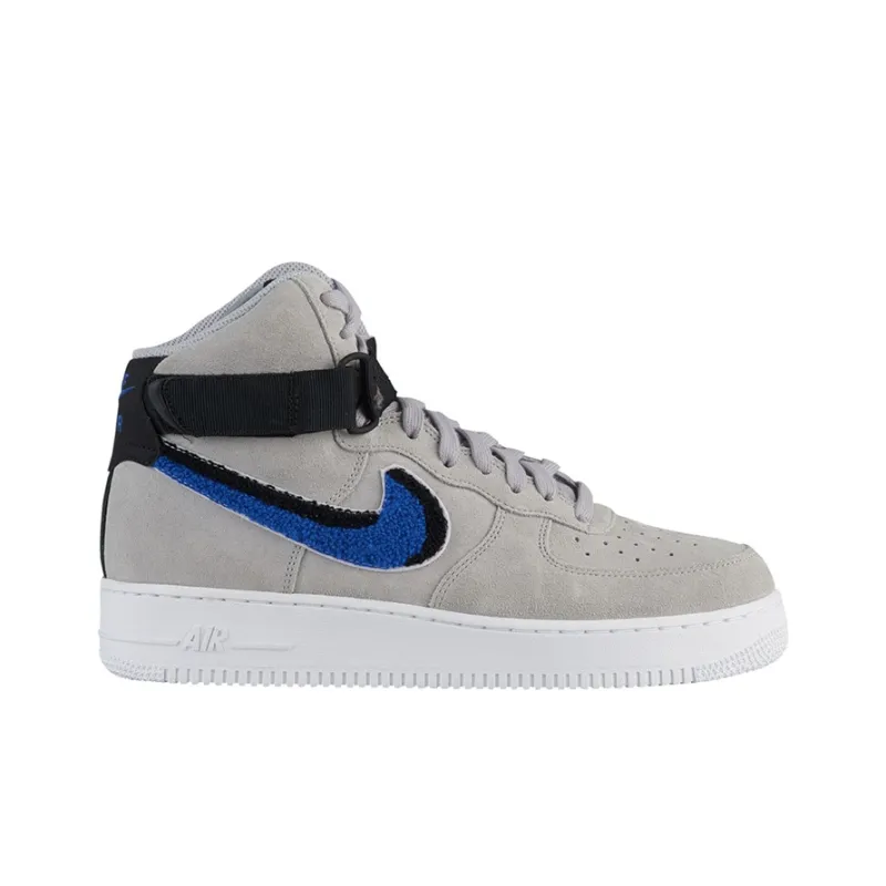 Nike Air Force 1 High Chenille Swoosh Wolf Grey-1