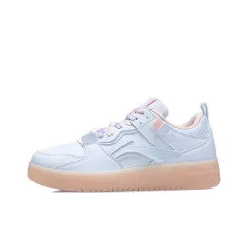 LiNing Layer Pro Coverage Warm Slip Resistant Low Top Skateboard Shoes Women's White