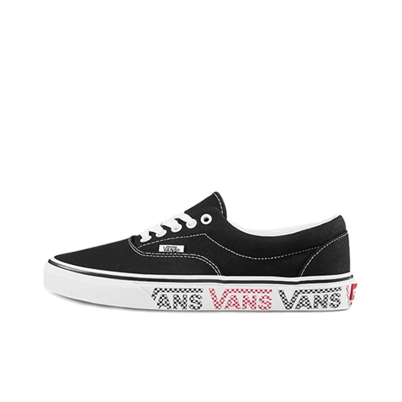 Vans The Era Checker Logo Black-0