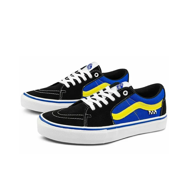Vans Unisex SK8 Low Sneakers Black/Blue-2