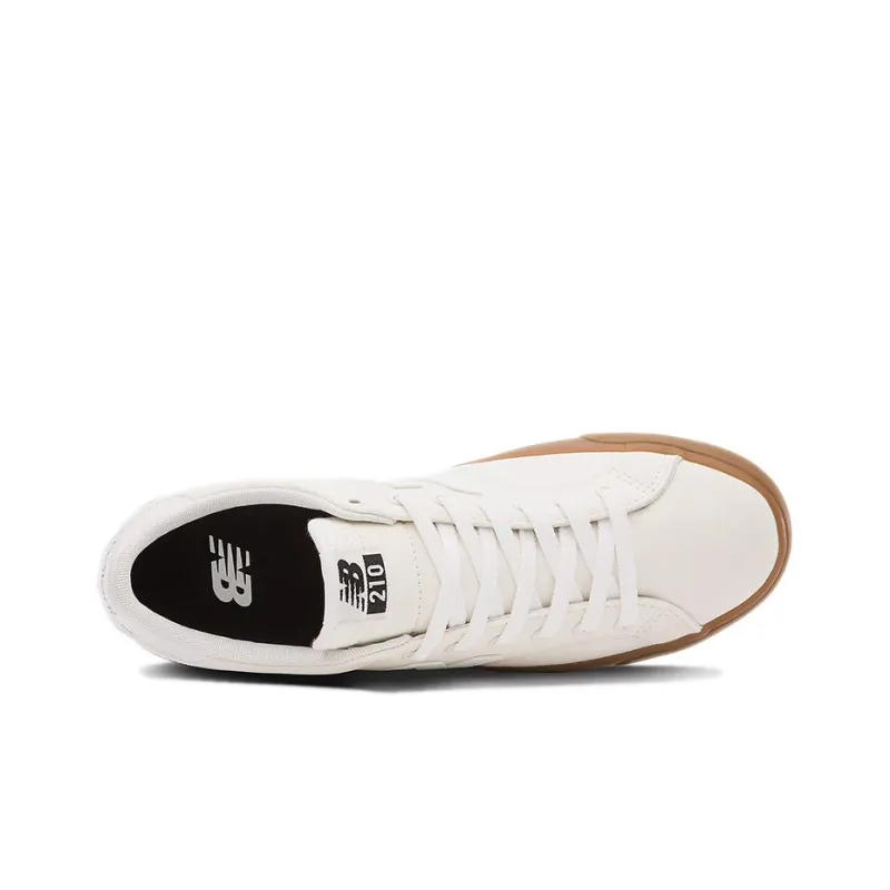 New Balance NB 210 Anti-Slip Wear-Resistant Low-Top Skateboard Shoes Men's White-2