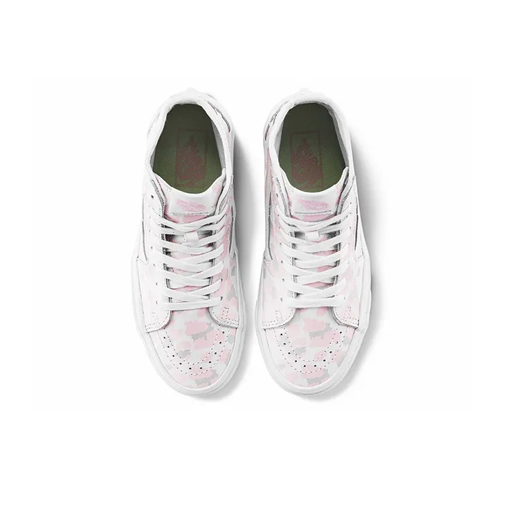 Vans Sk8 hI Tapered Shoes Pink/White Women's-2