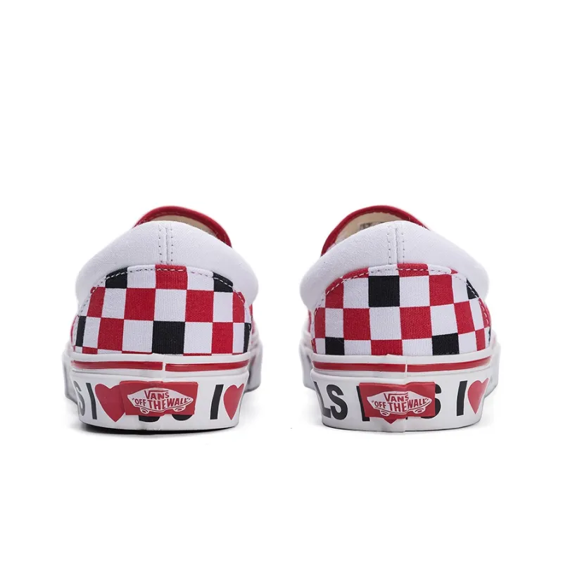 Vans Slip On I Heart 'White Red'-4