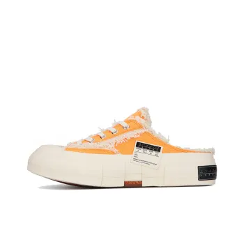 VESSEL G.O.P. Slip On Low Top Skateboard Shoes Unisex Fluorescent Orange