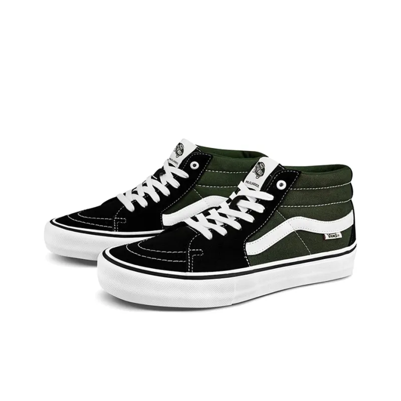 Vans Sk8 Mid Green/Black-1