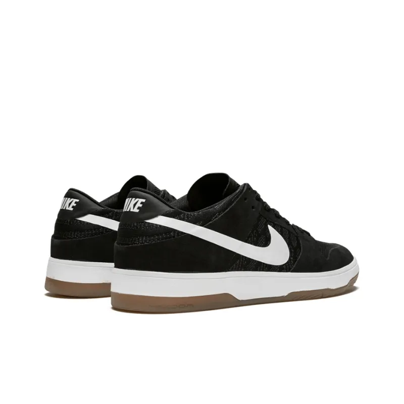 Nike Sb Zoom Dunk Low Black White Gum-3