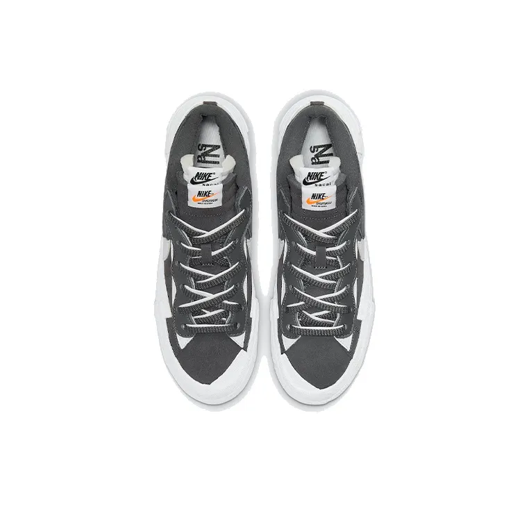Nike Blazer Low Sacai Iron Grey-3