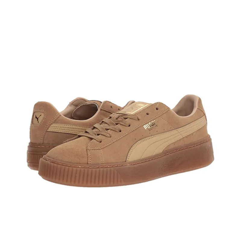 PUMA Suede Platform 'Brown' Women's-2