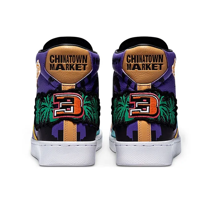 Converse Chinatown Market X Pro Leather High 'Lakers Championship Jacket'-3
