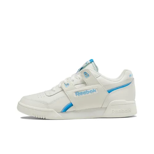 Reebok Workout Skateboard Shoes Women's Low-Top Off White/Blue