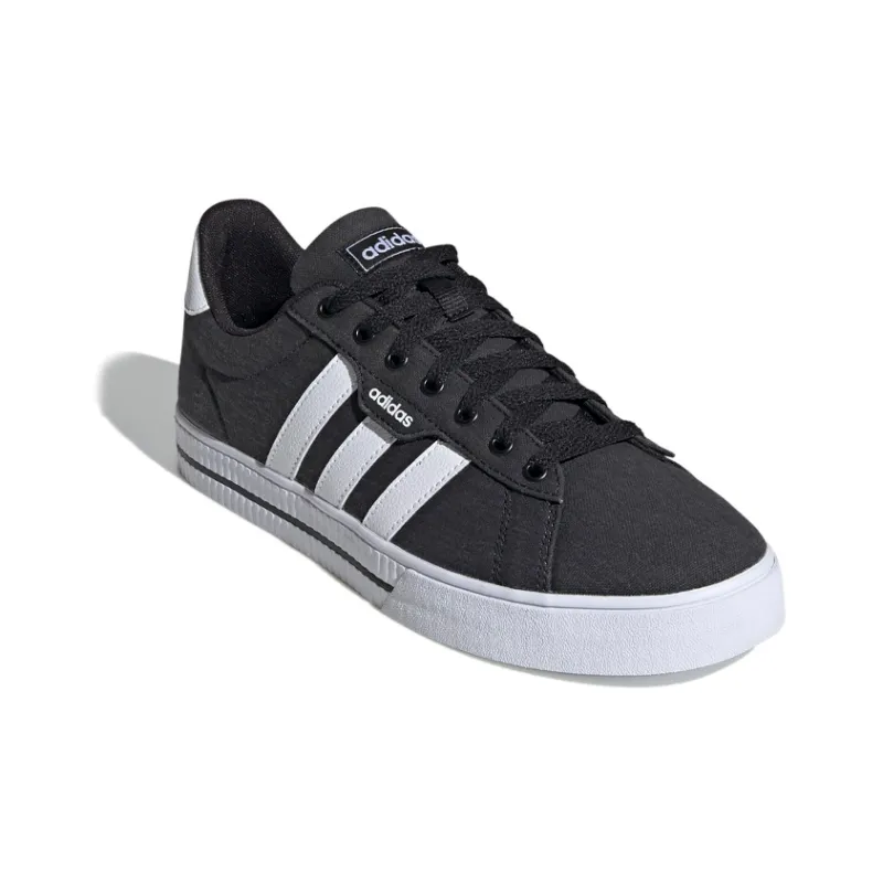 Adidas Daily 3.0 Black White Canvas-2