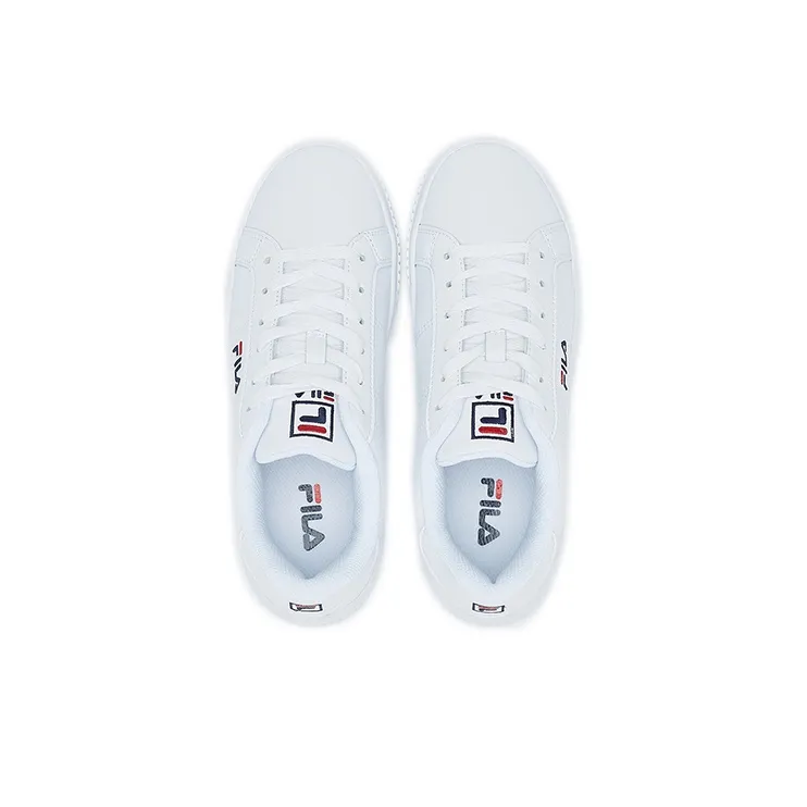 FILA Wear-Resistant Slip-Resistant Cushioning Low-Top Skateboard Shoes Unisex White-3