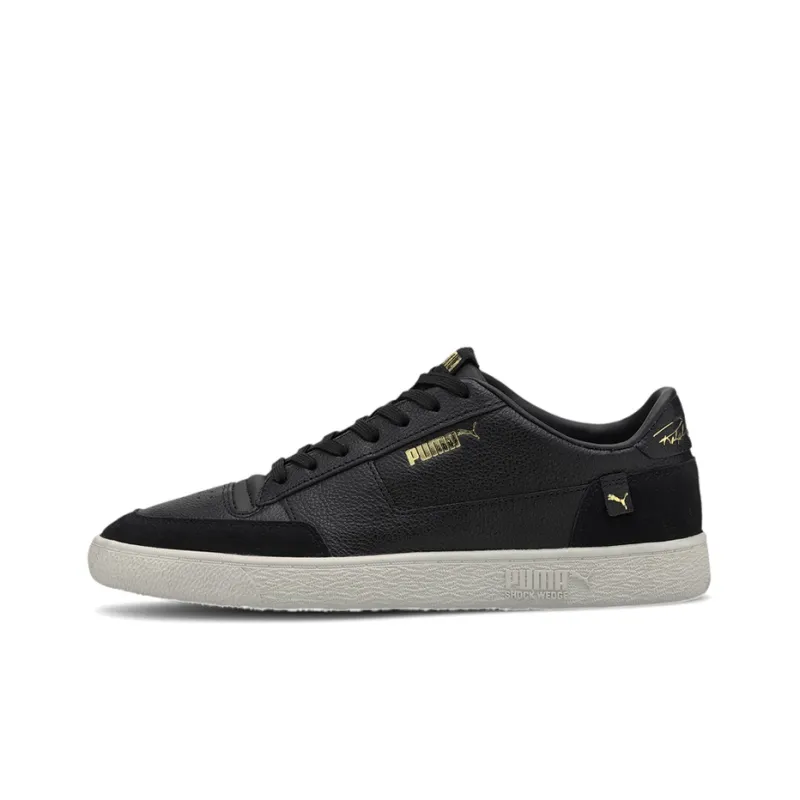 PUMA Ralph Sampson Mc Premium White/Gold/Black Low CasualBoard Shoes-0