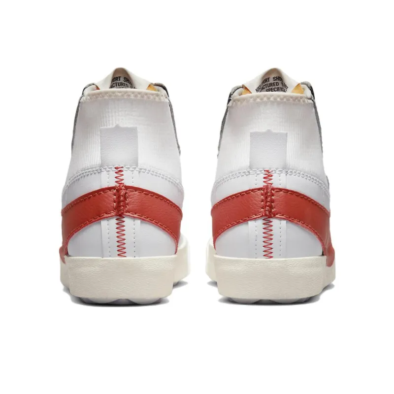 Nike Blazer Mid 77 Jumbo White Total Orange-4