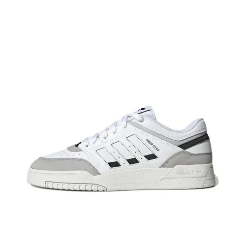 Adidas Originals Drop Step Skateboard Shoes Unisex Low-Top White/Gray