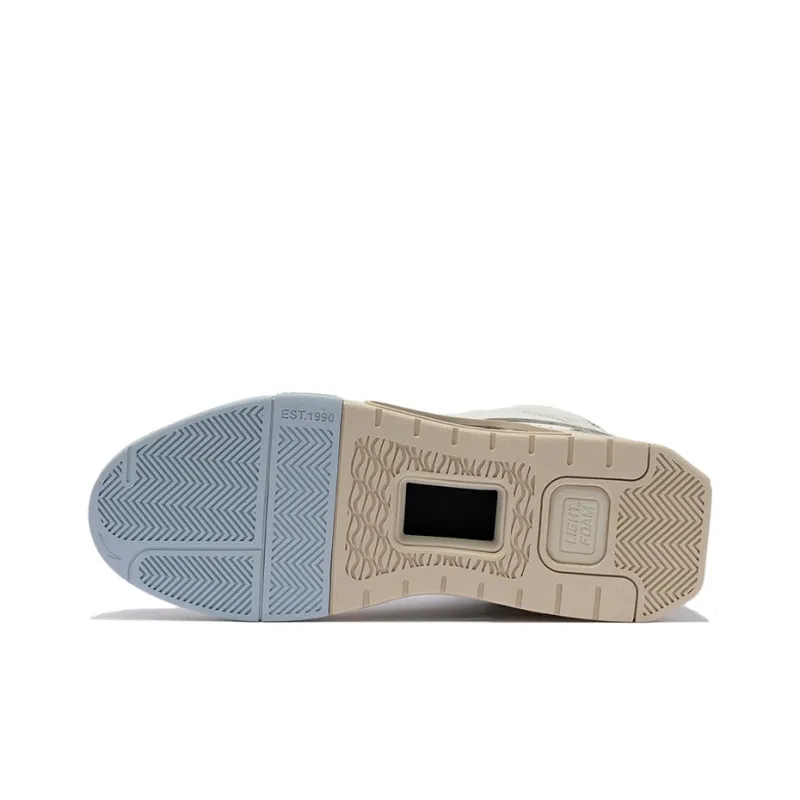LiNing Wave PREMIUM Anti-Slip Wear-Resistant Mid-Top Skateboard Shoes Men's Microcrystalline Gray-4