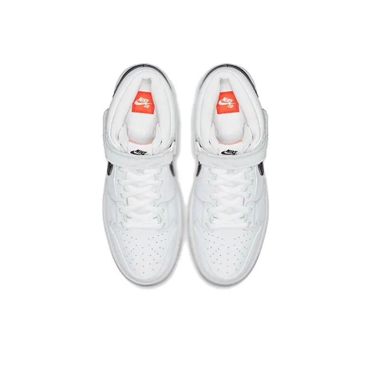 Nike Sb Dunk Mid Orange Label White-3