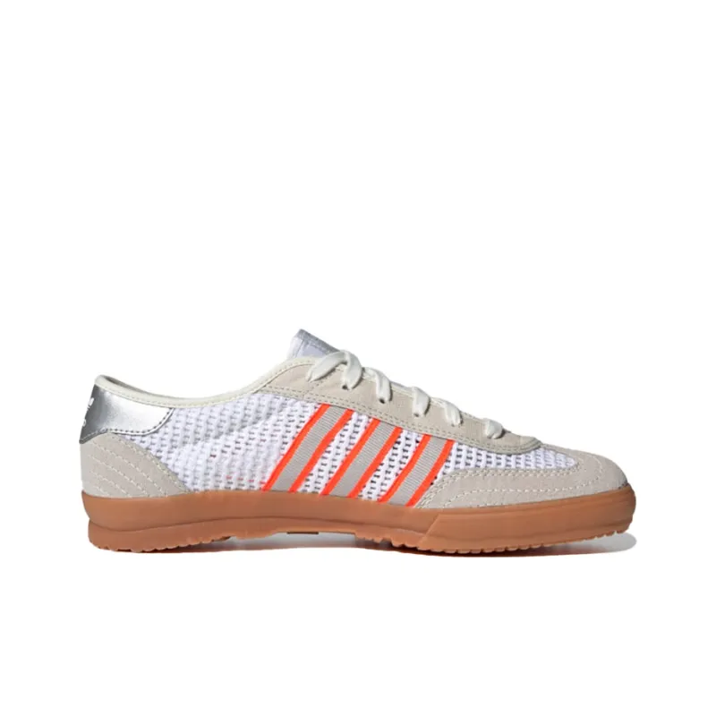 Adidas Originals Tischtennis Slip Resistant Low Top Skateboard Shoes Unisex White Gray-1