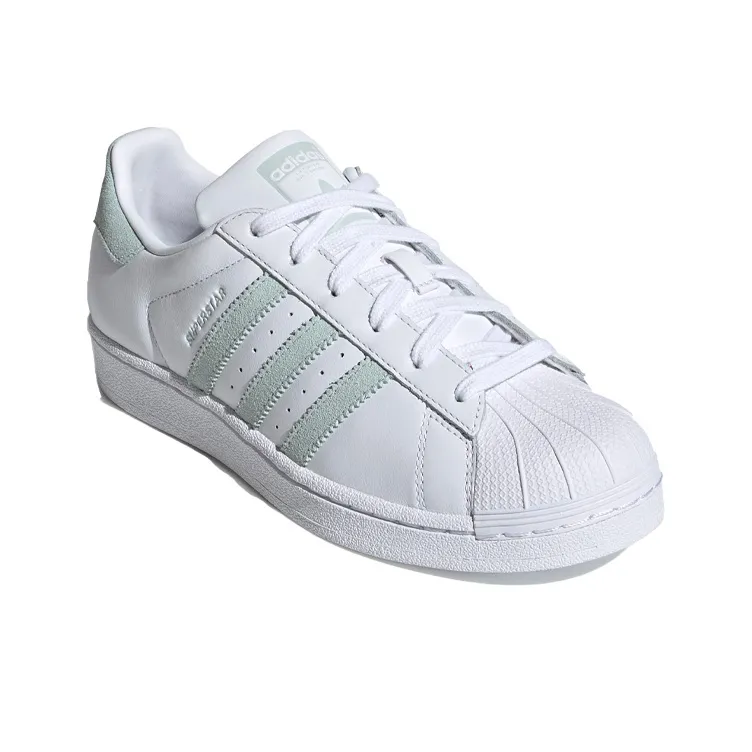 Adidas Women's Superstar 'White Vapour Green' Women's-2